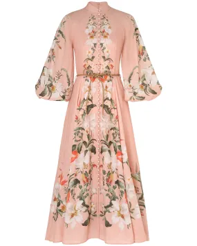 Pink Palm Lexi Long Billow Dress