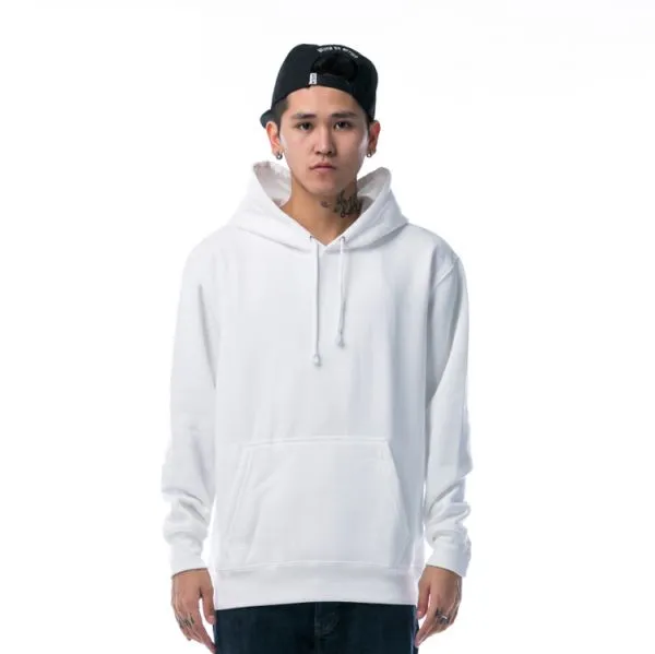 Plain Hoodie Sweatshirt Solid Color for Men or Women - Cotton