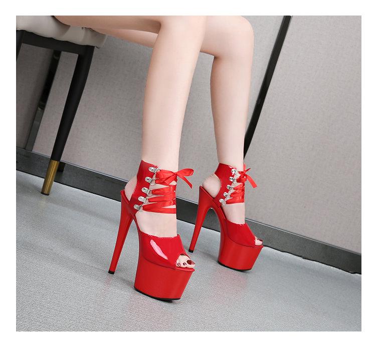 Pole Dance Sandals 15CM Clear High Heels