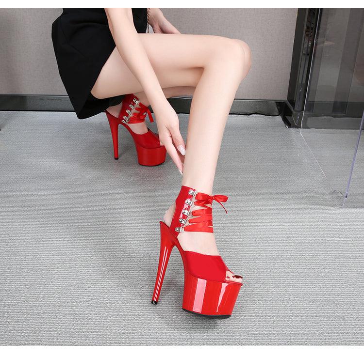 Pole Dance Sandals 15CM Clear High Heels