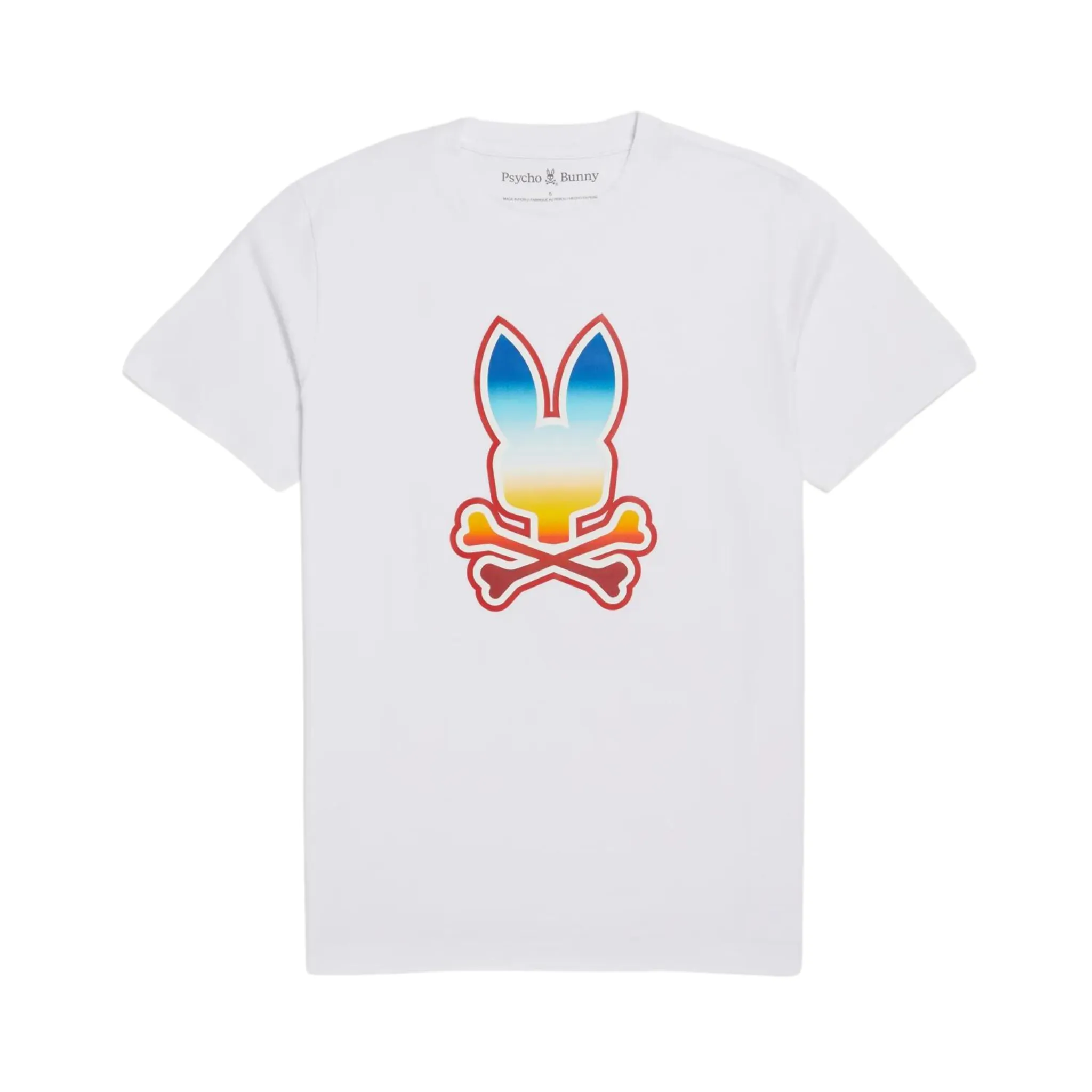 Psycho Bunny Guy Graphic Tee (White)