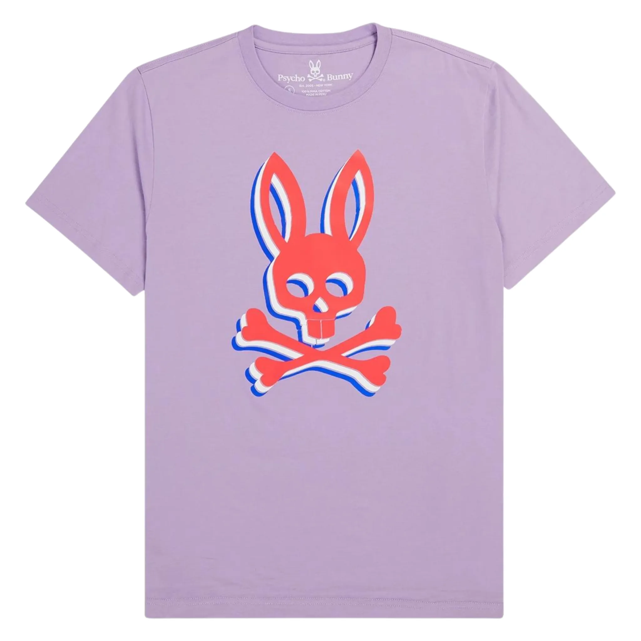 Psycho Bunny Henton Graphic Tee (California Lilac)