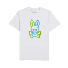 Psycho Bunny Montgomery Graphic Tee (White)