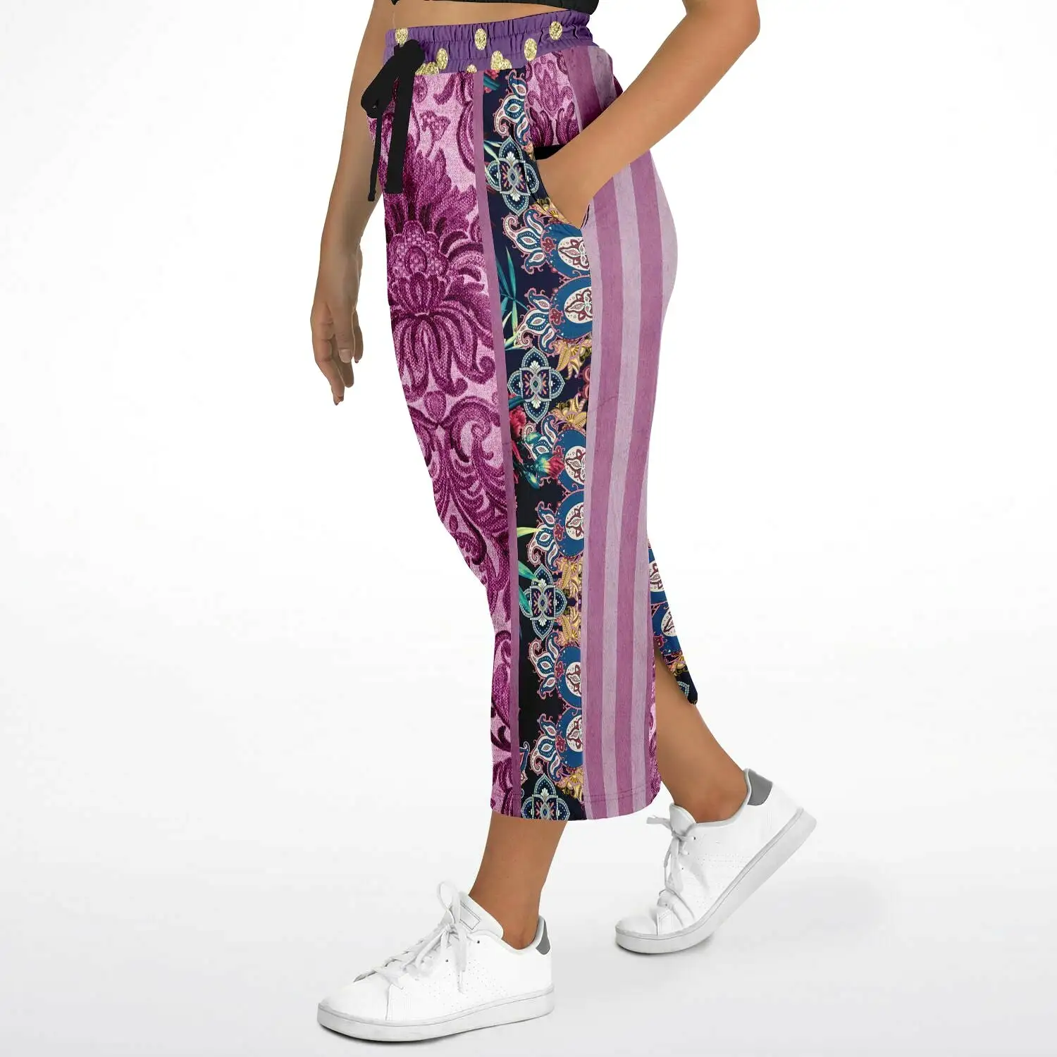 Purple Jamboree Eco-Poly Long Pocket Skirt