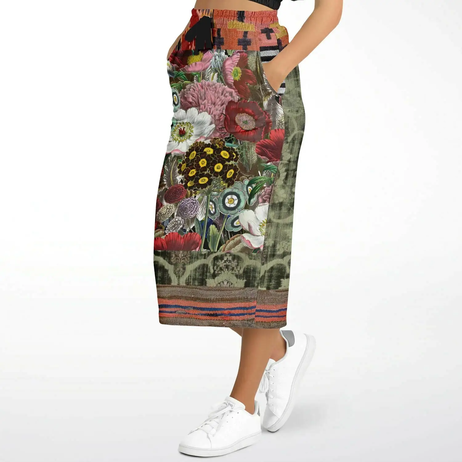 Remembering Woodstock Eco-Poly Long Pocket Skirt