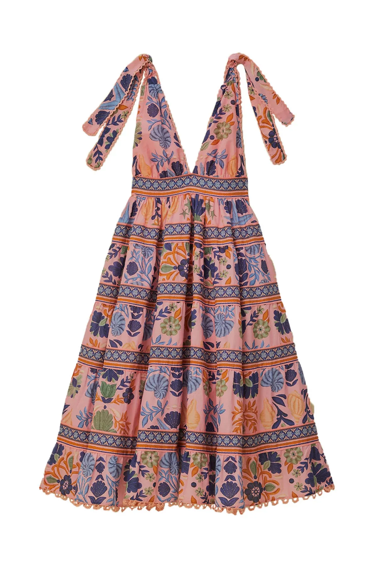 Seashell Tapestry Midi Dress