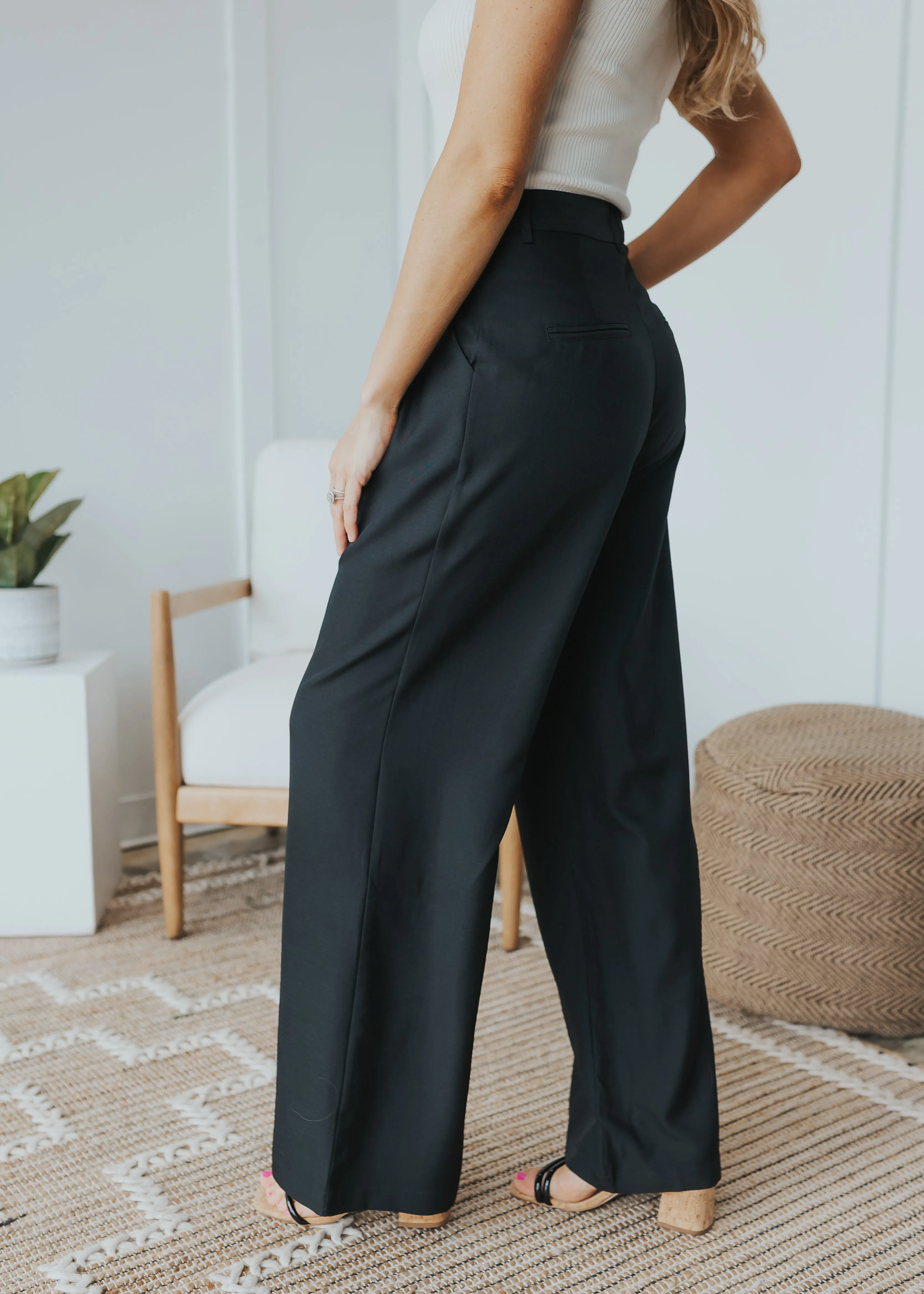 Simple Straight Leg Pants - 3 Colors