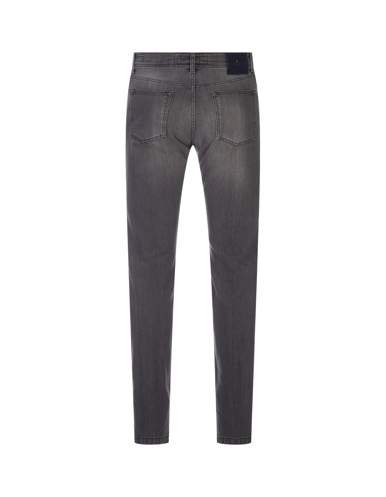 Slim Fit Jeans In Grey Stretch Denim