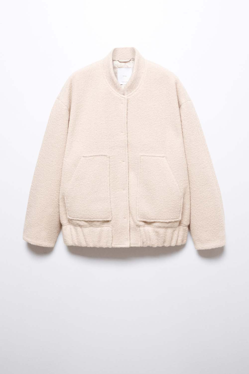 Soft oversized bomber