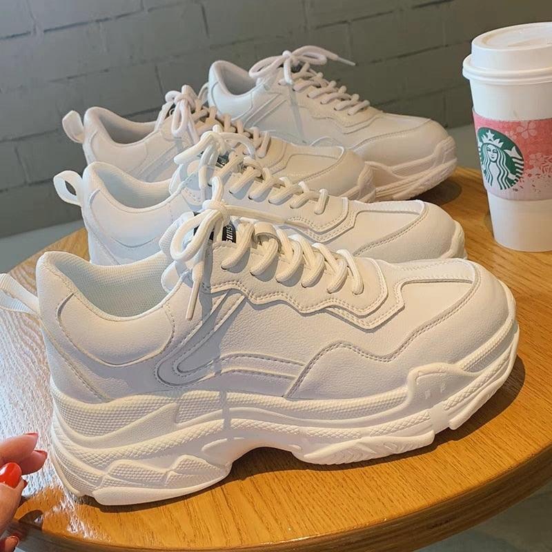 Step Up Your Style: New Chunky Lace-Up Sneakers for Women's Casual Alternative Fashion