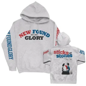 Sticks and Stones Pullover Hoodie (Heather Grey)