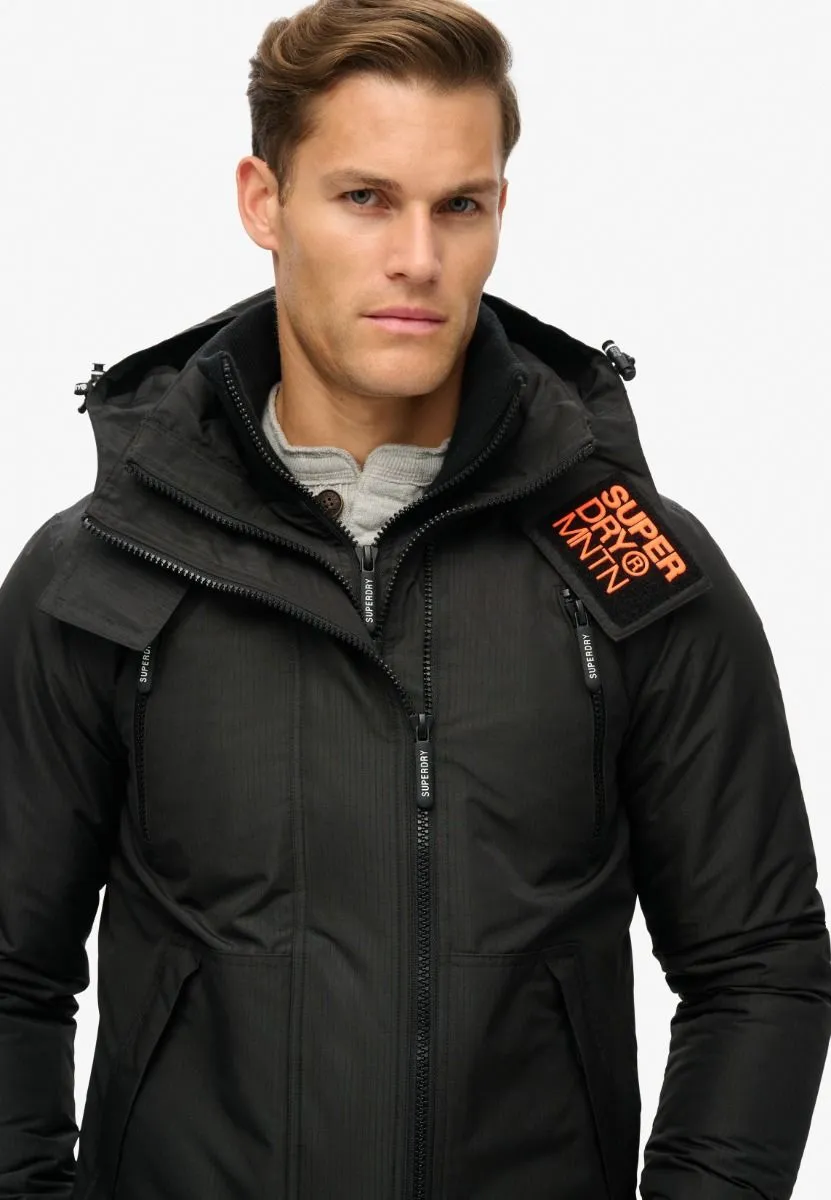 Superdry Hooded Yachter Windbreaker Jacket Black