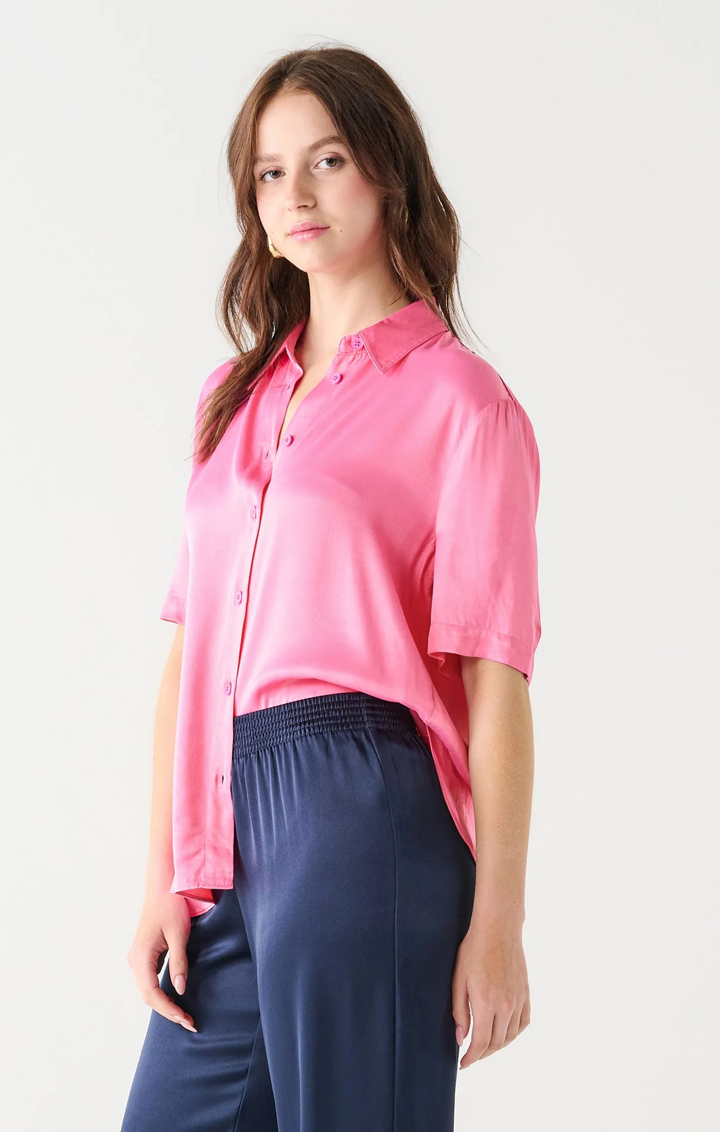 Tarin Satin Effect Blouse