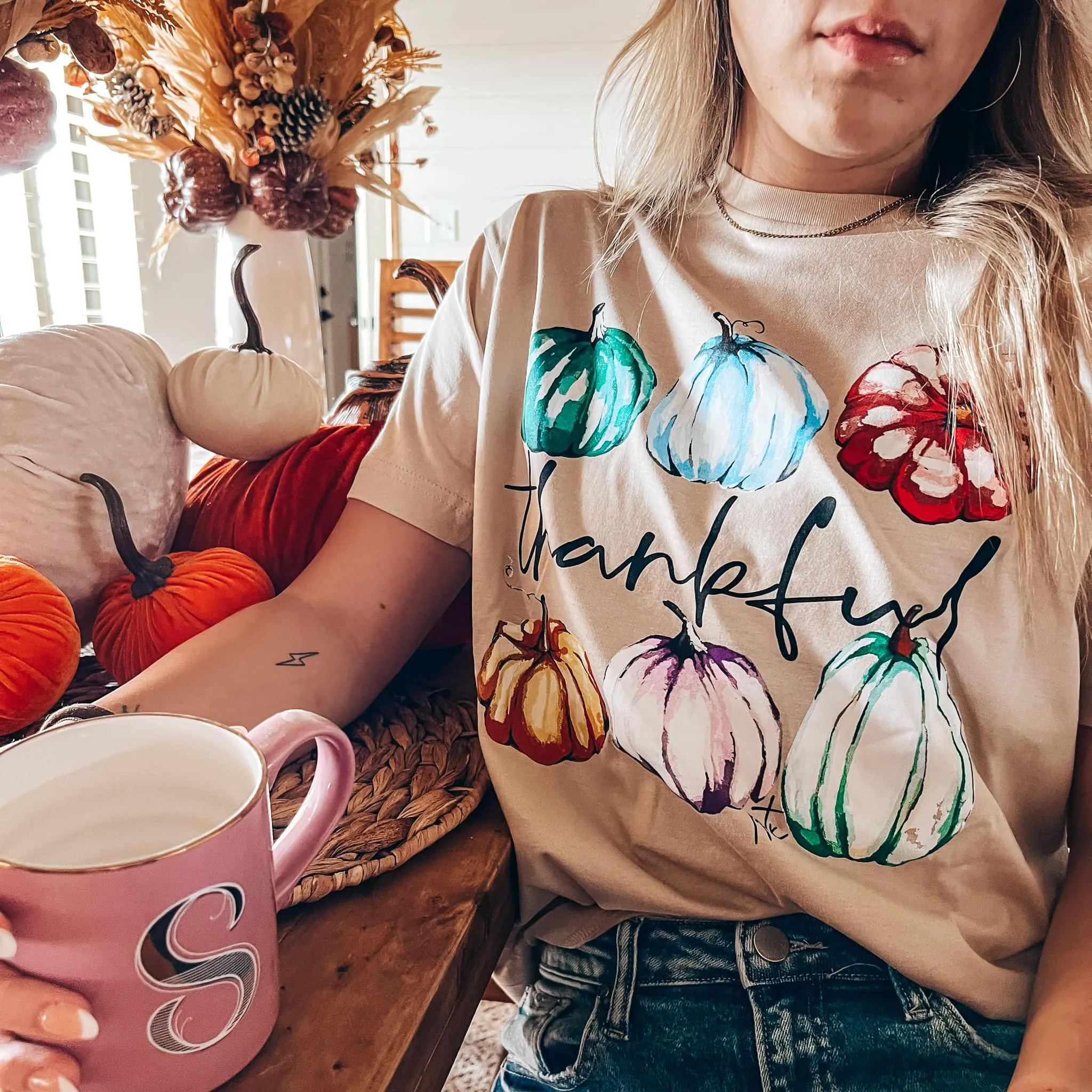 Thankful Pumpkins Graphic Tee