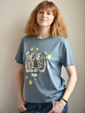 TIGER BLUE T-SHIRT