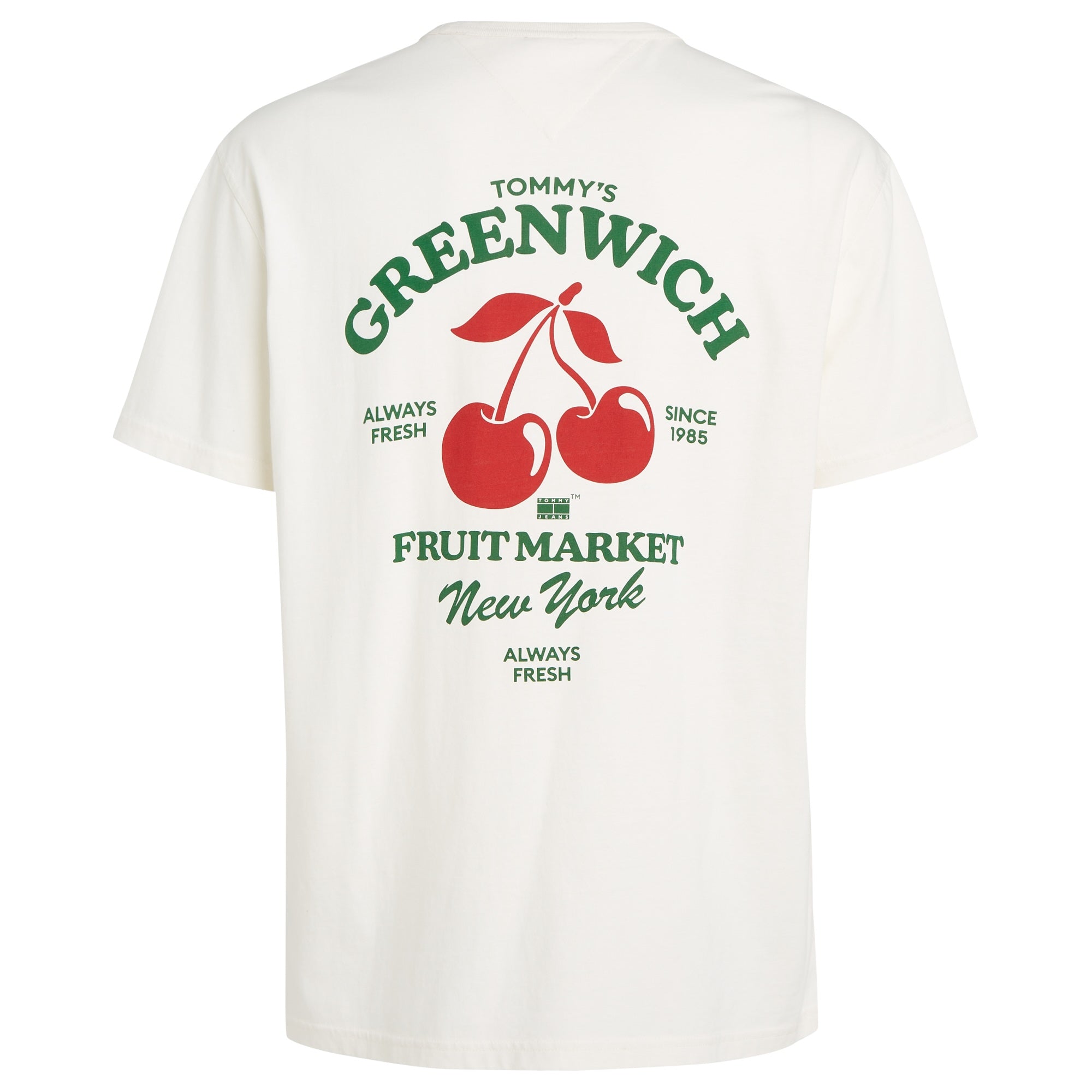 Tommy Jeans Greenwich Fruit Market Graphic T-Shirt - Ancient White