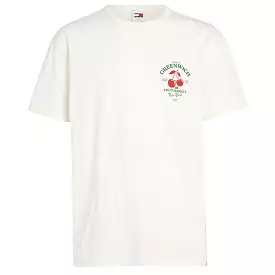 Tommy Jeans Greenwich Fruit Market Graphic T-Shirt - Ancient White