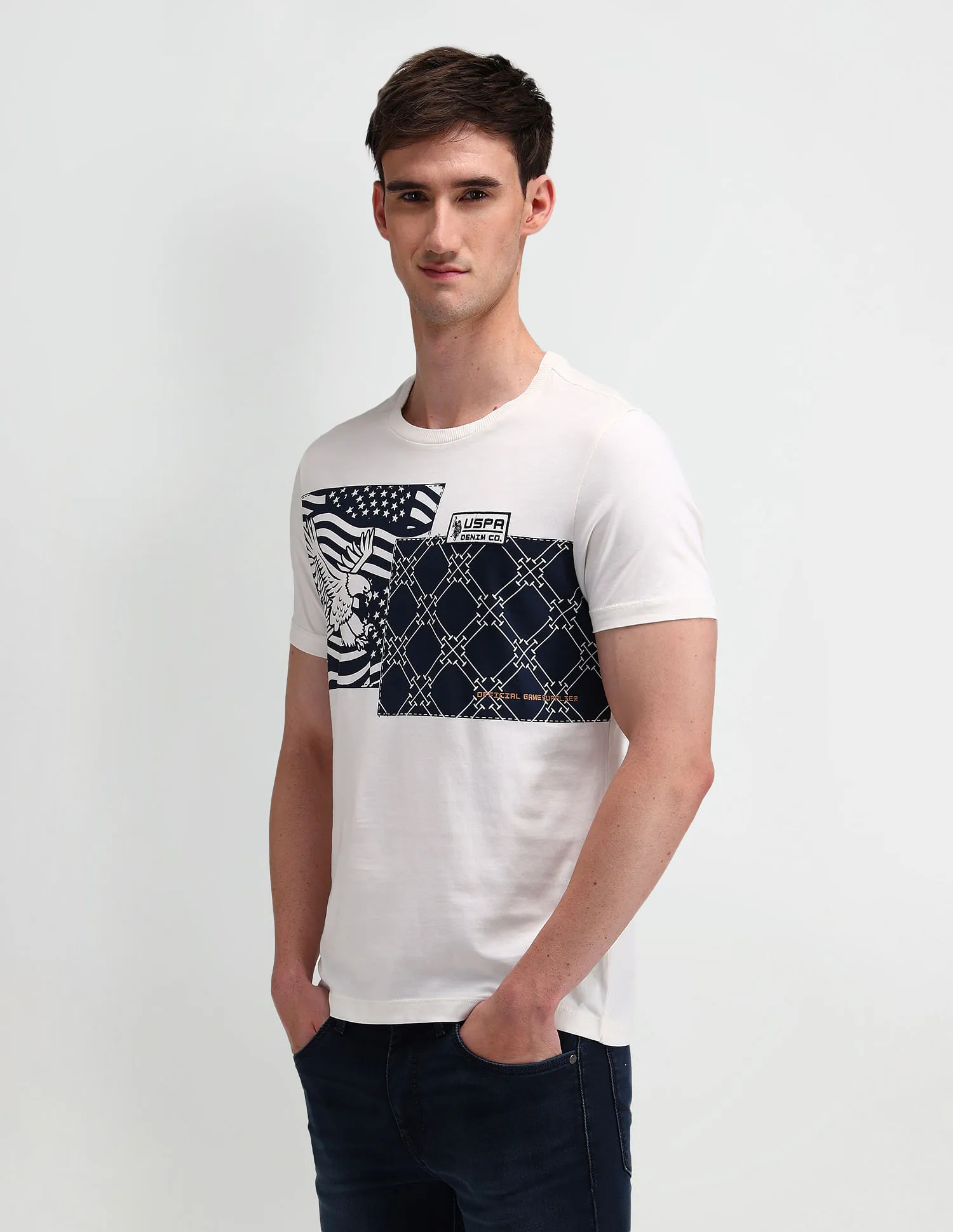 U.S. Polo Assn. Denim Co. Muscle Fit Graphic T-Shirt