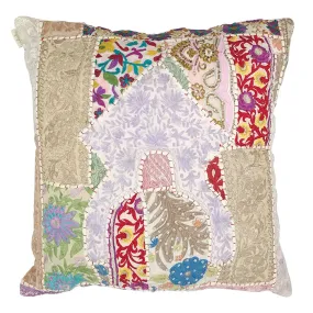 Vintage Patchwork Cushion Light