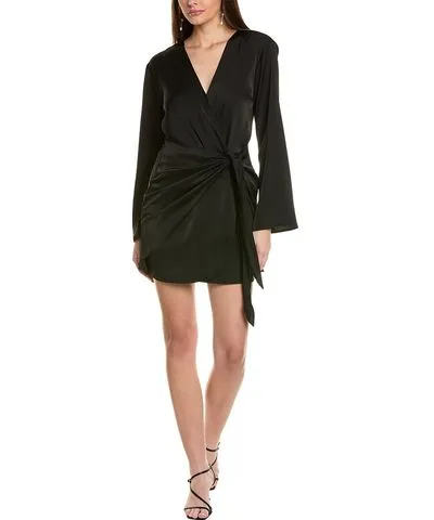 WAYF Faux Wrap Mini Dress