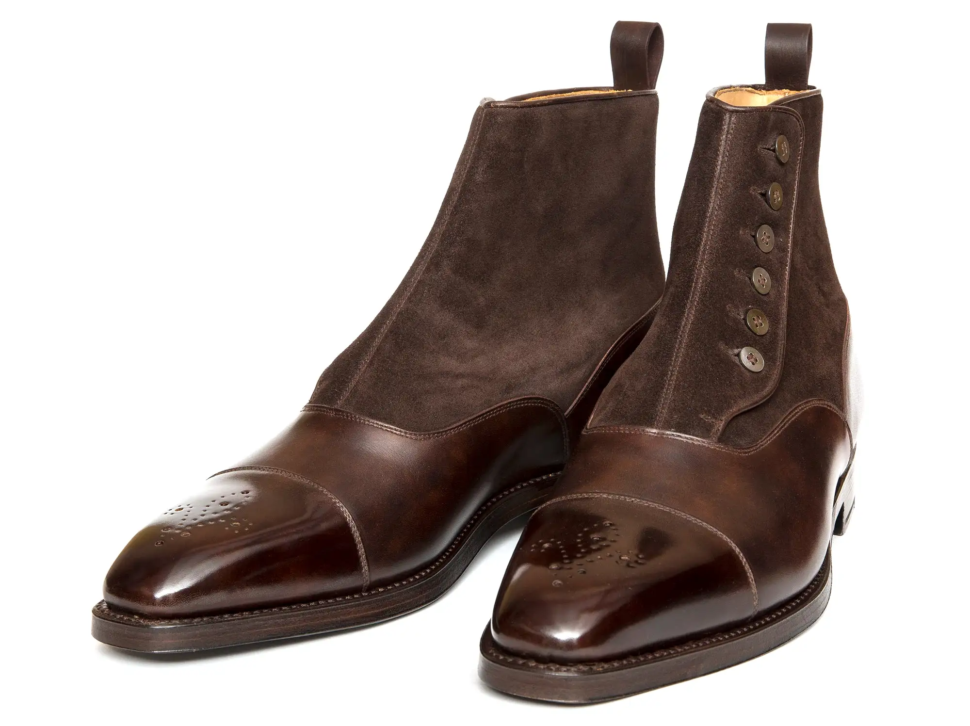 Westlake - MTO - Dark Brown Museum Calf / Dark Brown Suede