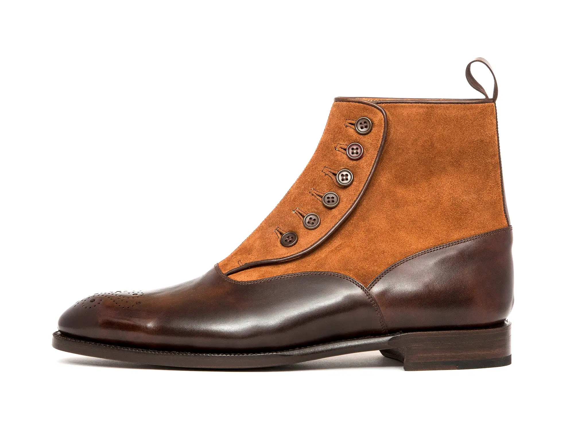 Westlake - MTO - Dark Brown Museum Calf / Tobacco Suede - NGT Last - Single Leather Sole