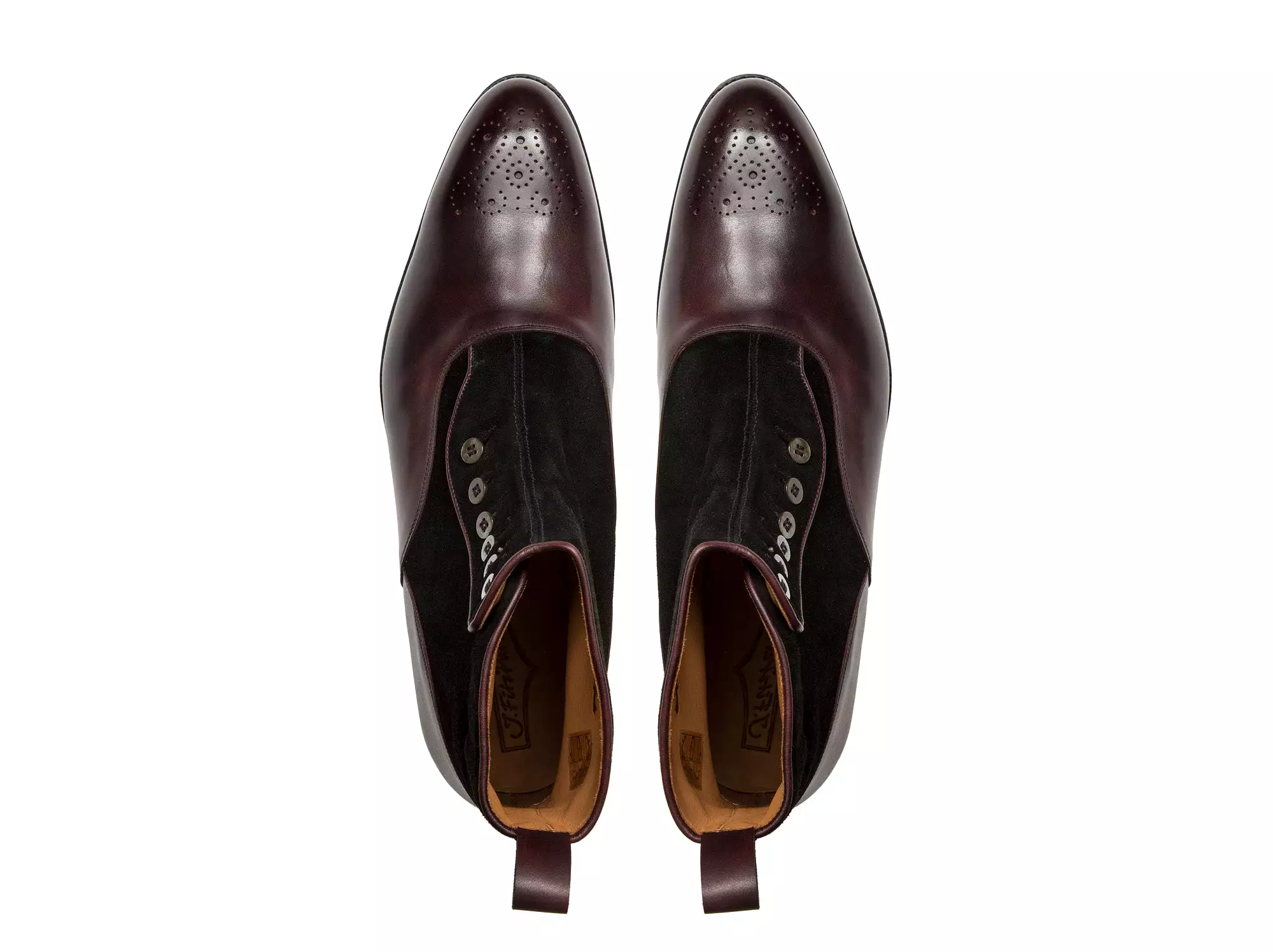 Westlake - MTO - Plum Museum Calf / Black Suede - NGT Last - Double Leather Sole