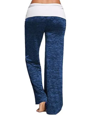 Wide-Leg Drawstring Women Yoga Pants