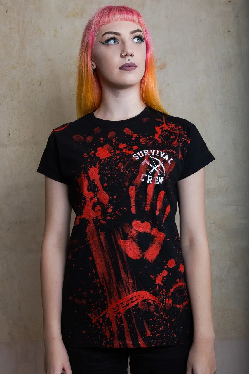 Women's T-Shirt Black Zombie Killer