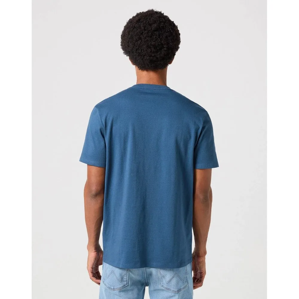 Wrangler Graphic Tee Dark Denim