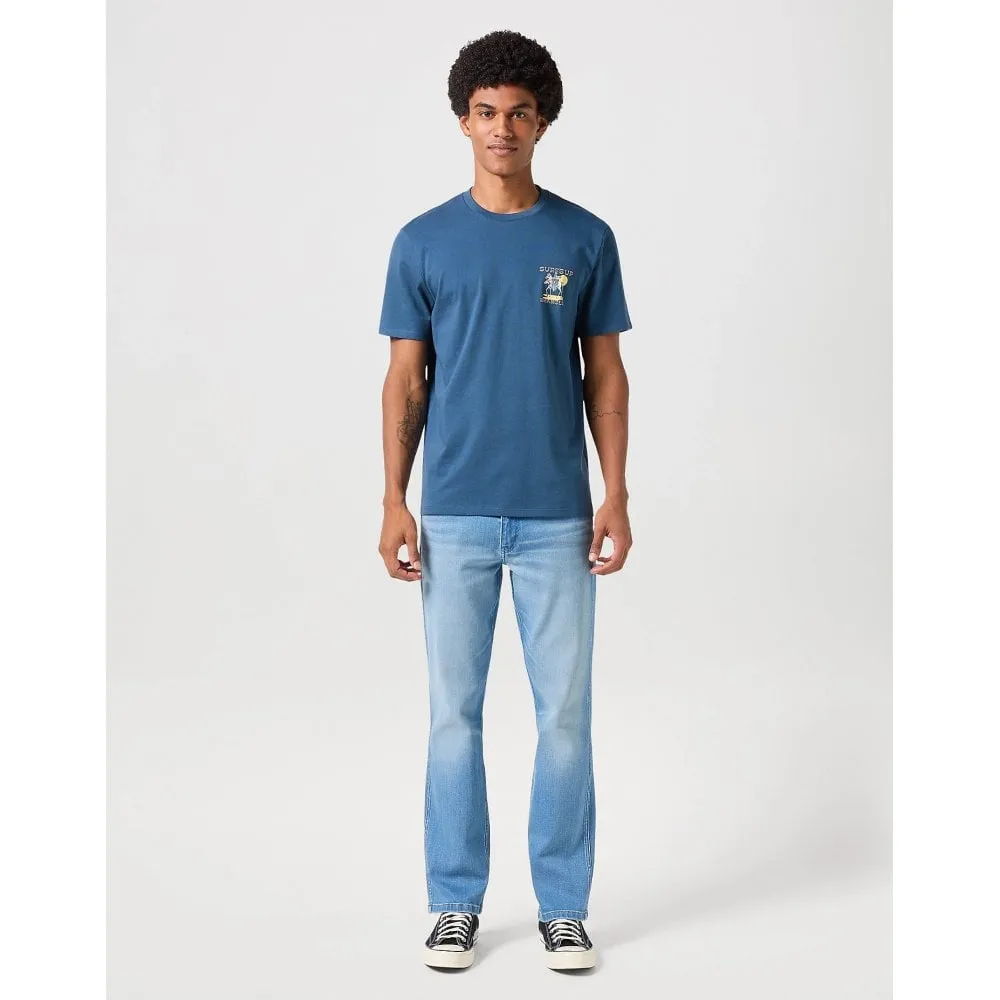 Wrangler Graphic Tee Dark Denim