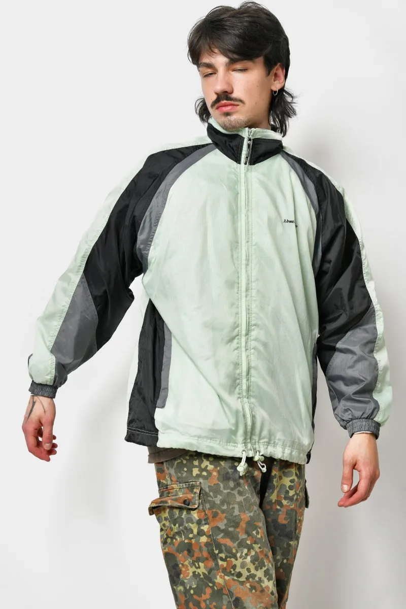 Y2K windbreaker green