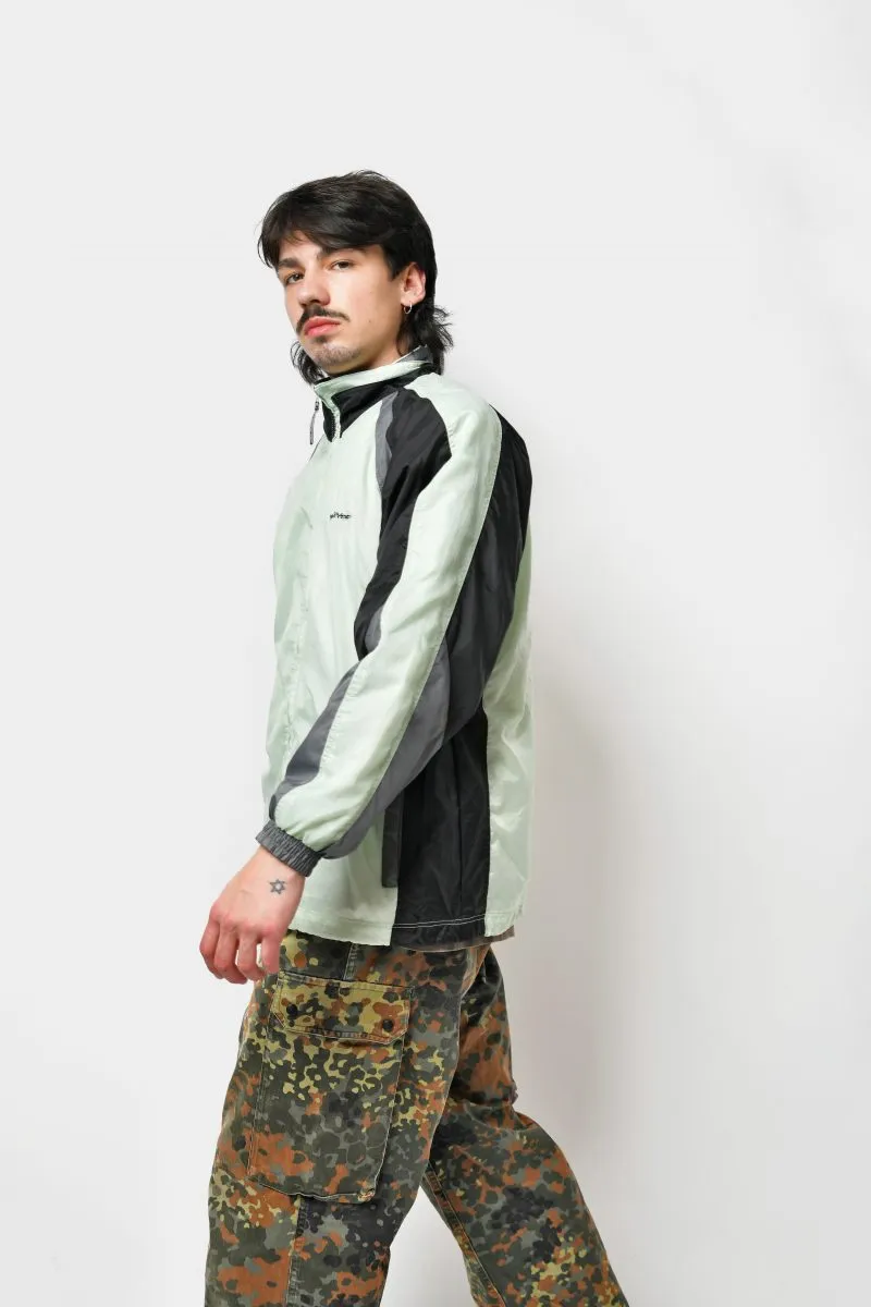 Y2K windbreaker green