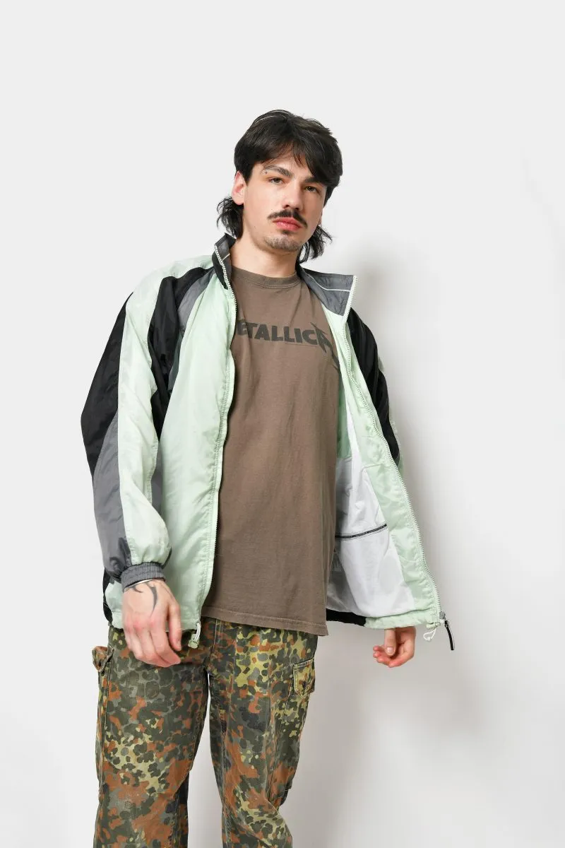 Y2K windbreaker green