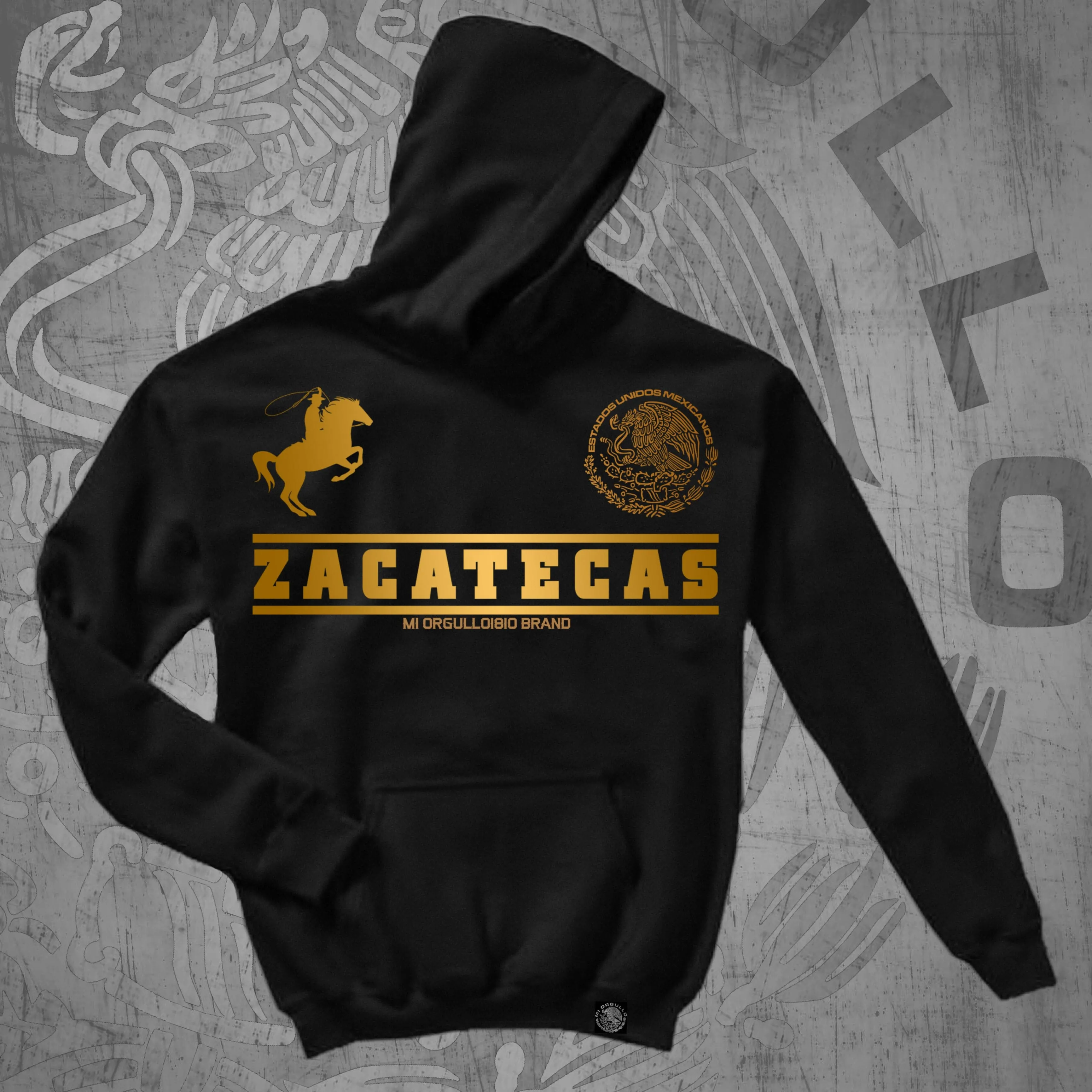 ZACATECAS CLASSIC BLK HOODIE